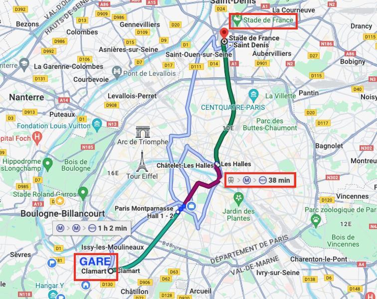 2 Pieces Lumineux Aux Portes De Paris クラマール エクステリア 写真